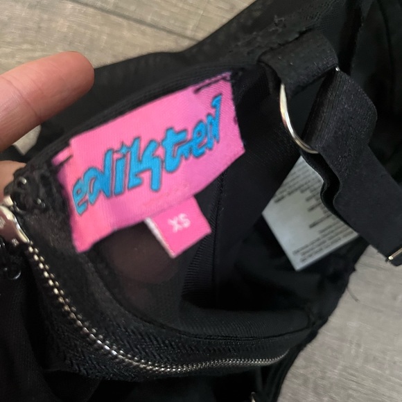 edikted black bustier / corset top - Picture 2 of 3